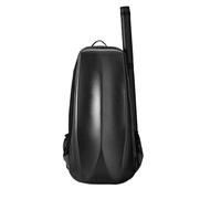 Estuche para violín Estuche for violín de policarbonato compuesto, rígido, viaje, doble capa, con tubo arco extraíble, tamaño 4/4-3/4(Black)