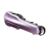 Estuche para violín Estuche for violín ligero y resistente de material compuesto Tamaño ajustable 4/4 a 3/4(Purple)