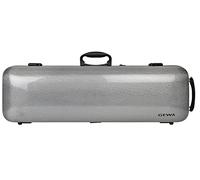 Estuche para violín GEWA Idea 2.0 carbón plateado, con asa lateral adicional, Made in Germany