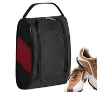 Estuche para Zapatos de Golf, Estuche de Transporte para Zapatos de Golf, Bolsa de Zapatos de Golf para Viajes, Bolsas de Transporte Transpirable para Zapatos de Golf, para Tees, Bolas y, rojo, Se