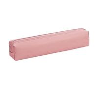 Estuche pequeño de poliuretano, organizador de almacenamiento de cosméticos, bolsa de papelería con cremallera para viajes, viajes, viajes, organizador compacto para suministros escolares, organizador
