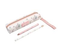 Estuche pequeño niña Disney Bonjour Marie, Aristogatos - Estuche Escolar Rosa + Bolígrafo + Lápiz │ Potalapices Colegio, Material Vuelta al Cole