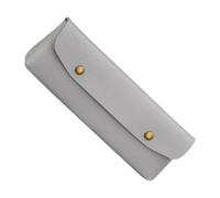 Estuche pequeño para lápices, bolsa de maquillaje de piel sintética, bolsa simple para bolígrafos y artículos de papelería para niña, bolsa de viaje para la escuela, bolsa organizadora de