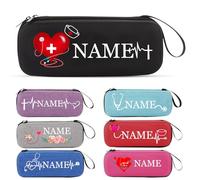 Estuche personalizado para estetoscopio, Estuche de transporte para estetoscopio con nombre personalizado para enfermeras, médicos y auxiliares médicos, Regalo para la Semana de la Enfermería