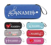 Estuche personalizado para estetoscopio, Estuche de transporte para estetoscopio con nombre personalizado para enfermeras, médicos y auxiliares médicos, Regalo para la Semana de la Enfermería