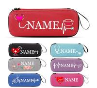 Estuche personalizado para estetoscopio, Estuche de transporte para estetoscopio con nombre personalizado para enfermeras, médicos y auxiliares médicos, Regalo para la Semana de la Enfermería