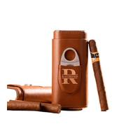 Estuche personalizado para puros, soporte para cigarros con cortador, estuche para puros de padrinos de boda, regalo para padrinos de boda, estuche de viaje para puros, regalo para marido