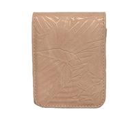 Estuche Pintalabios Bolsa de lápiz Labial Cuero PU portátil, Mini Funda Protectora for con botón a presión, Estuche Almacenamiento for Espejo(Champagne)