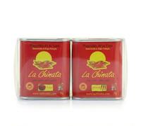 ESTUCHE PLÁSTICO "DULCE-PICANTE" PIMENTÓN AHUMADO LA CHINATA 2 LATAS 140GR.