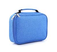 Estuche plegable de tela con 72 asientos, artistas de oficina para estudiantes (BLUE), Blue