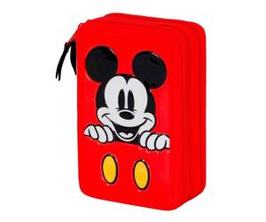 Estuche Plumier Triple Karactermania Disney Mickey Mouse 44 Piezas