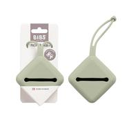 Estuche portachupetes BIBS, para guardar y transportar chupetes, se pueden guardar hasta tres chupetes, material de grado alimentario al 100% sin BPA. Sage