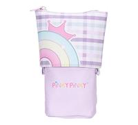 Estuche portalápices, bolsa de lápices extensible - Estuche de lápices Rainbow Stationery - Estuche de lápices con cremallera de gran capacidad, bolsa de bolígrafos, morado, Se référer au descriptif
