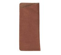 Estuche portátil de cuero para guardar bolígrafos, Estuche for lápices de piel Multicolor 17,3x7,6cm(Brown)