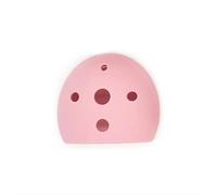 Estuche portátil de silicona for brochas maquillaje, organizador, tapete limpieza manual for pequeñas(Color1)