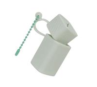 Estuche portátil de silicona para pintalabios, organizador de maquillaje con cierre seguro, bolsa de transporte para mujeres y niñas, organizador de lápiz labial de silicona para bolsas, Green, Mass