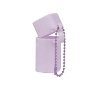 Estuche portátil de silicona para pintalabios, organizador de maquillaje con cierre seguro, bolsa de transporte para mujeres y niñas, organizador de lápiz labial de silicona para bolsas, Purple, Mass