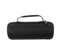 Estuche Portátil Negro Compartimentos Internos y Asa | Material EVA Resistente Cierre de Cremallera y Hebilla, Protección contra Golpes, Adecuado para Viajeros y Uso en Oficina