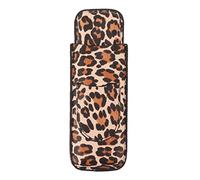 Estuche portátil para 2 puros, humidor de puros de fina elaboración, ideal para la oficina, viajes y el hogar.