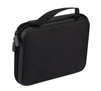 Estuche portátil para aceites Esenciales y esmaltes, Organizador apilable con 63 Ranuras, Cierre magnético, Color Negro, Viaje