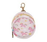 Estuche portátil para chupete de unicornio arcoíris de dibujos animados, color rosa, para recién nacido, bolsa de almacenamiento para todo el mundo