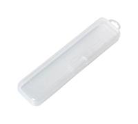 Estuche portátil para cubiertos de viaje, caja de cubiertos portátil | Organizador transparente para cubiertos, joyas, pajitas, cucharas, tenedores, recipientes de