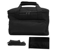 Estuche portátil para estación de energía, bolsa de almacenamiento energía emergencia portátil con asa transporte, correa para el hombro, organizador multiusos poliéster gran capac