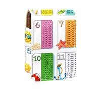 Estuche portátil para lápices de labios, mini caja de almacenamiento para lápices de labios, estuche organizador de lápices de labios con espejo para mujeres, mesas de multiplicación para la playa, Varios colores, 9.5x2x7 cm/3.7x0.8x2.7 in