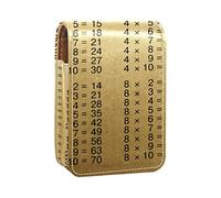 Estuche portátil para lápices de labios, mini caja de almacenamiento para lápices de labios, organizador de lápices de labios con espejo para mujeres, mesa de multiplicación educativa, Varios colores, 9.5x2x7 cm/3.7x0.8x2.7 in