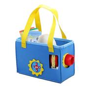 Estuche portátil para Little Tikes Story Dream Machine, bolsa de fieltro plegada con asas gruesas, fácil de transportar (azul)