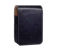 Estuche portátil para pintalabios con ecuación química dibujada a mano para viajes, mini caja de almacenamiento de lápiz labial con espejo para mujeres y mujeres, bolsa de cosméticos de cuero, Varios colores, 9.5x2x7 cm/3.7x0.8x2.7 in