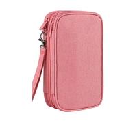 Estuche portátil y ligero para accesorios de cables de viaje, organizador electrónico de doble capa para viajes de negocios y de placer.