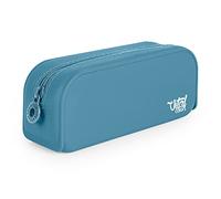 Estuche Portatodo de Silicona con Tacto Ultra Soft, Estuche Multiuso para Viaje, Material Escolar, etc. Edición Vital Colors, Azul