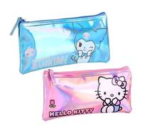 ESTUCHE PORTATODO IRIDISCENTE HELLO KITTY KUROMI