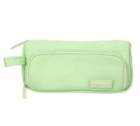 Estuche portatodo liderpapel minibag 2 cremalleras con bolsillo interior verde pastel213 x 100 x 70 mm - IK81