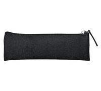 Estuche portatodo liderpapel Plano Estrecho una Cremallera 200x60 mm Negro.