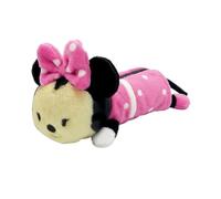 Estuche Portatodo Minnie Mouse Niña y Niño - Licencia Oficial Disney, Diseño Peluche 3D Suave con Cremallera, 100% Poliéster, Talla Única, Ideal para Colegio y Vuelta al Cole
