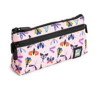 Estuche Portatodo Plano Bits Bobs Grafoplás Diseño 2 Cremalleras 23x10 cm Lavable