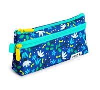 Estuche Portatodo Plano Grafoplás Design Bits Bobs 2 Cremalleras Bolsillo frontal 23x10 cm