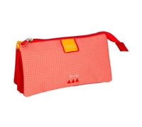 Estuche Portatodo Triple Plano Grafoplás Kūru Rosa 22.5 x 12 x 14 cm