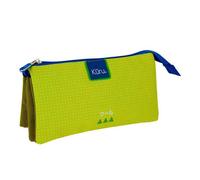 Estuche Portatodo Triple Plano Grafoplás Kūru Verde 22.5 x 12 x 14 cm