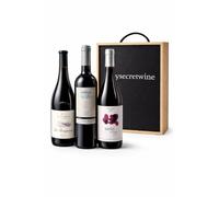 Estuche Premium 3 Vinos D.O.Q. Priorat en Caja de Madera - Les Brugueres, Embruix Vall Llach y Gotes del Priorat - Selección Gourmet Edición Regalo