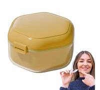 Estuche protector bucal - Caja para prótesis | Soporte para tornillo de banco a prueba de fugas para soporte de prótesis