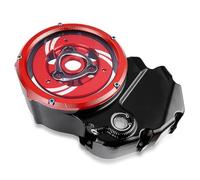 Estuche Protector Cárter De La Cubierta del Motor Estator Motocicleta para Ducati Diavel/X 1260 2016 2017 2018 2019 2020(Rosso)