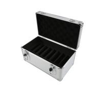 Estuche Protector de Aluminio y Disco Duro Eva Ranuras de 8 X 3,5 Pulgadas y 6 X 2,5 Pulgadas para ClasificacióN y Almacenamiento de Discos Duros