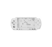 Estuche protector de consola de juegos blanco para Sony PSP 3000 con interruptor de botón y kit de tornillos,