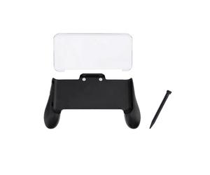 Estuche Protector de Cristal con Agarre ErgonóMico y LáPiz ÓPtico para la NUEVA 2DS LL, Paquete para Juegos Que Mejora el Juego y Ofrece Mayor