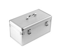 Estuche protector de disco duro de aluminio y EVA de 8 x 3,5 pulgadas y 6 x 2,5 ranuras para almacenamiento de clasificación