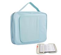 Estuche Protector de la Biblia: Organizador de Escrituras ďe, Portador đe Texto Religioso, Soporte con Cierre d́e Correa para Asa, Accesorio Compacto para Ministerio d̄e Viajes | Caso del testame