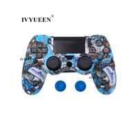 Estuche protector de silicona camuflaje Witch-19 Colors para mando Sony Dualshock 4 PS4 DS4 Pro Slim